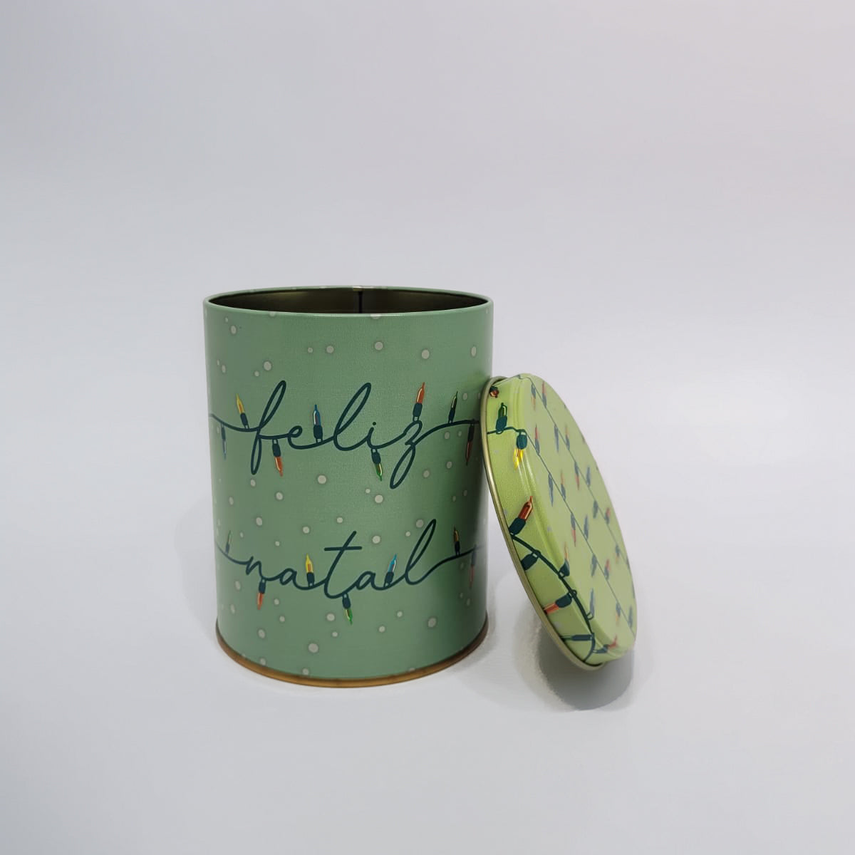 Lata Pisca-Pisca Natal - 9,9 x 12,2 cm