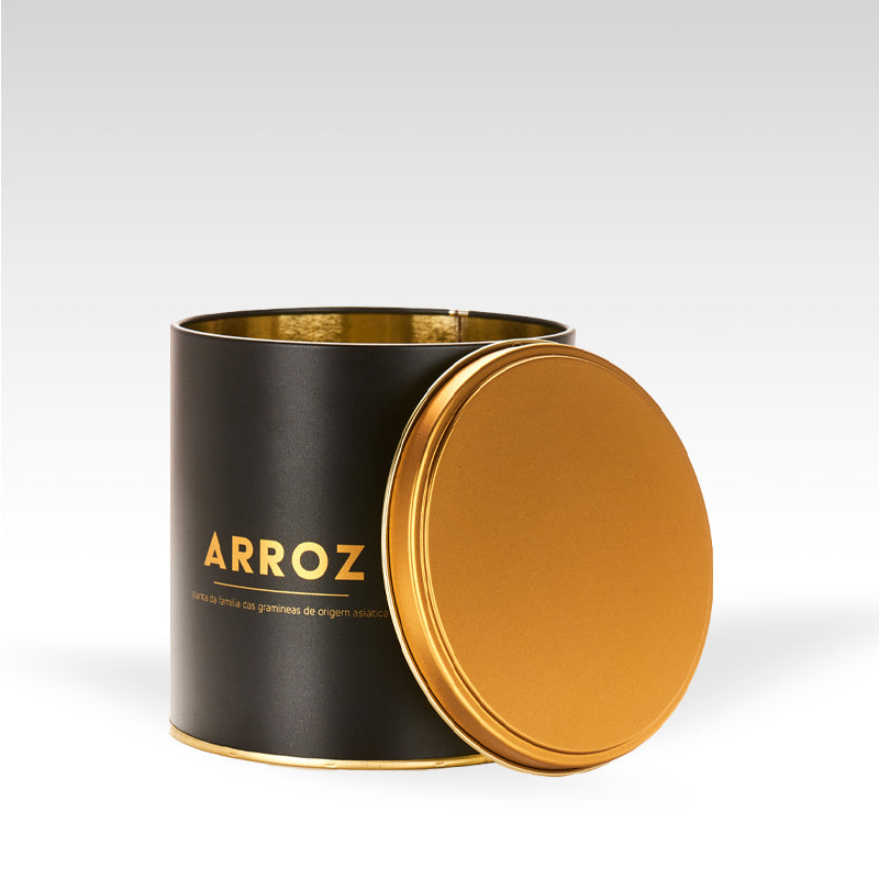 Lata Arroz Dourada - 12,7 x 13,0 cm