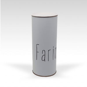 Lata Farinha Branca Divertida - 9,9 x 24,0 cm