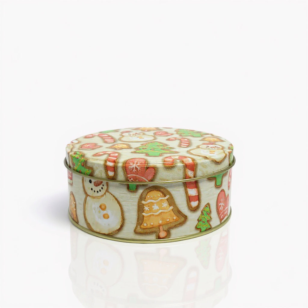 Lata Biscoitos de Natal - 16,5 x 6,6 cm