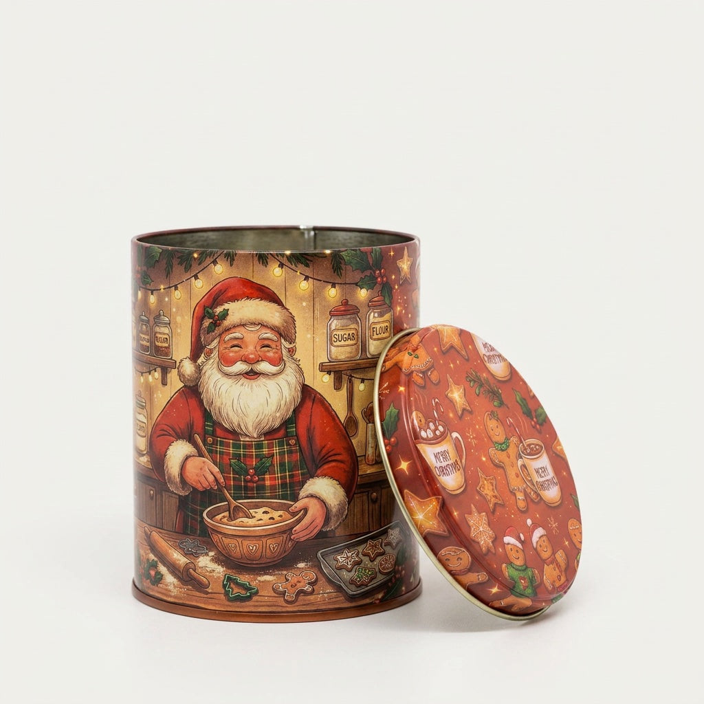Lata Cookies Natal - 9,9 x 12,2 cm
