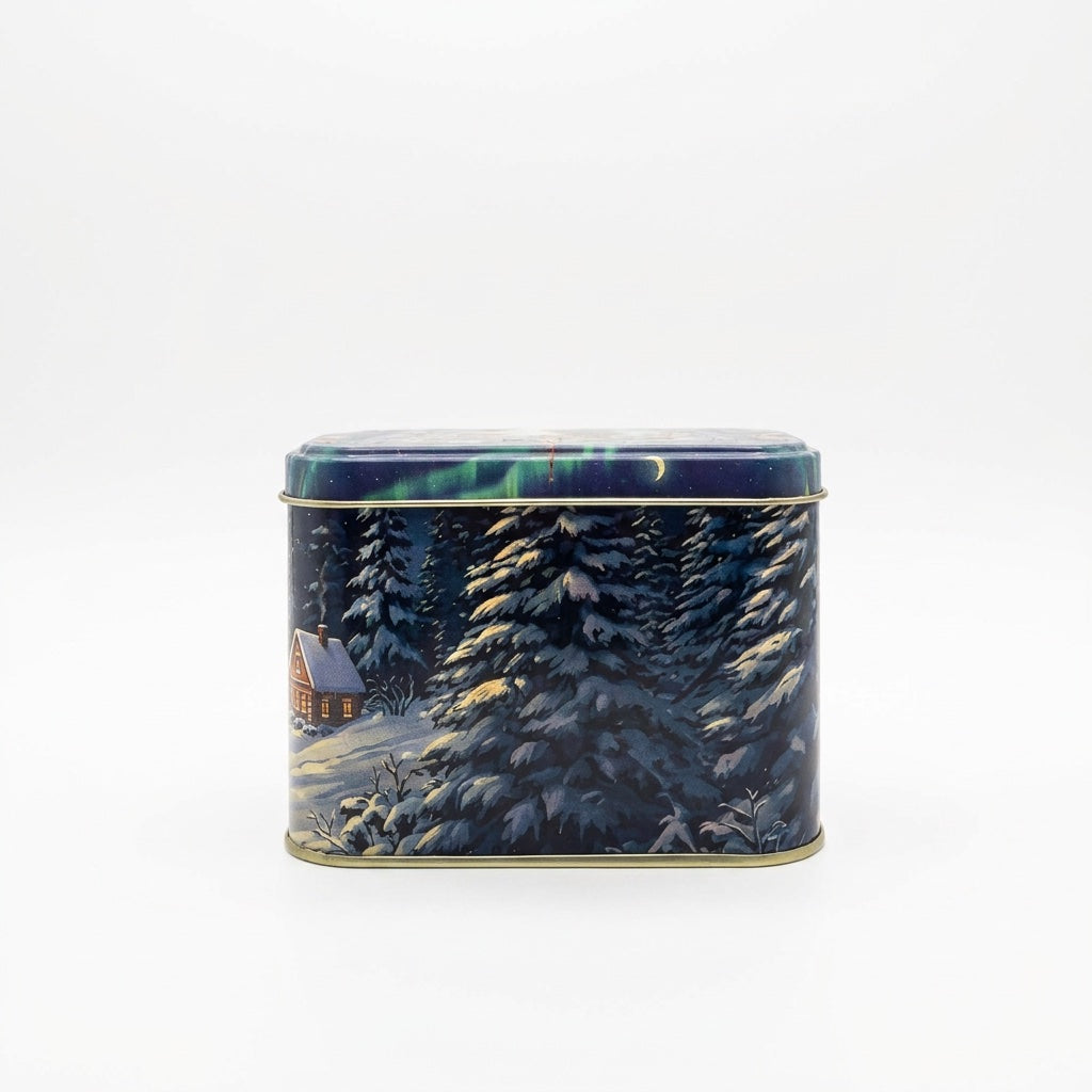 Lata Vila Natal - 8,5 x 11,5 x 6,0 cm