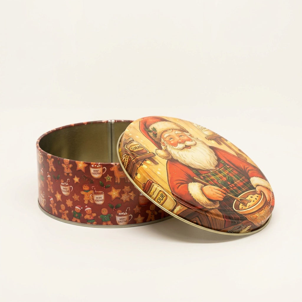 Lata Cookies Natal - 16,5 x 6,6 cm