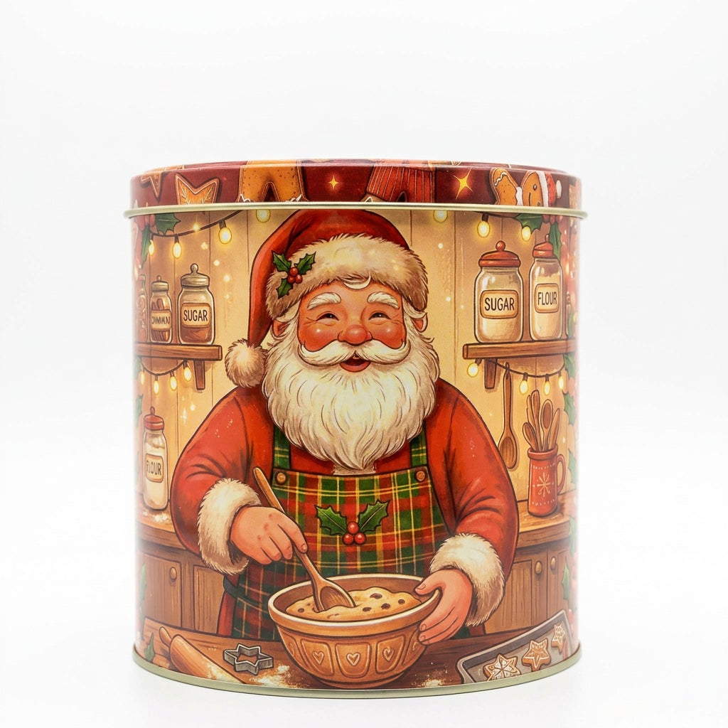 Lata Cookies Natal - 16,5 x 16,9 cm