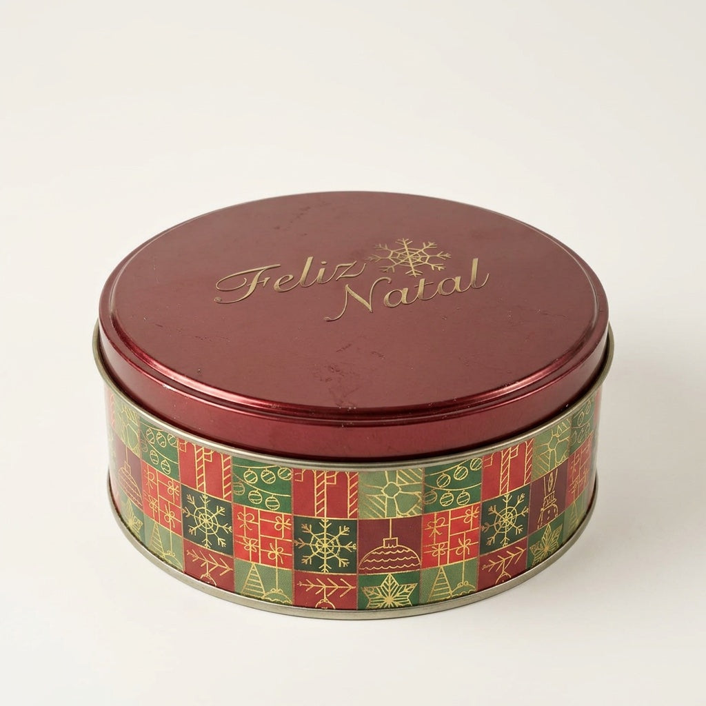Lata Mosaico Natal - 16,5 x 6,6 cm