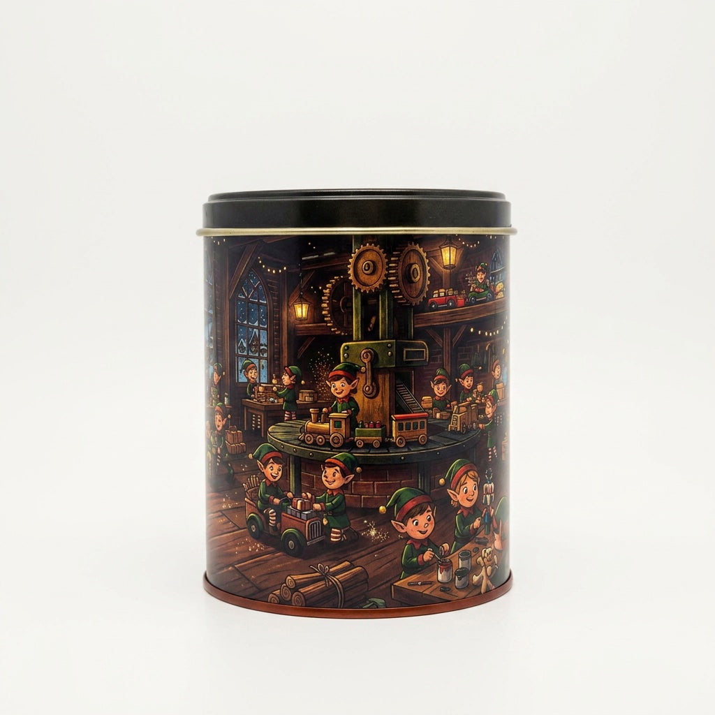 Lata Fábrica Natal - 9,9 x 12,2 cm