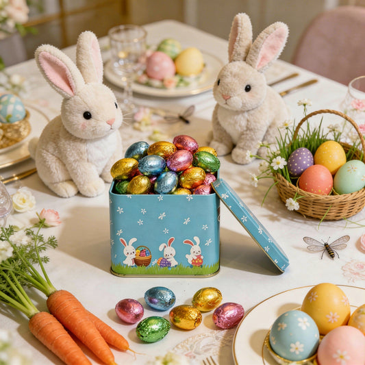 Lata Gramado Retangular 8,5x11,5x6,0 cm - Páscoa