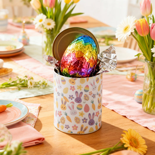 Lata Pascoa Colorida 12,7 x 19,0 cm  - Páscoa
