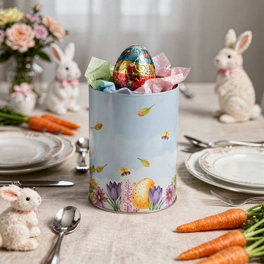 Lata Pascoa Azul 12,7 x 19,0 cm  - Páscoa