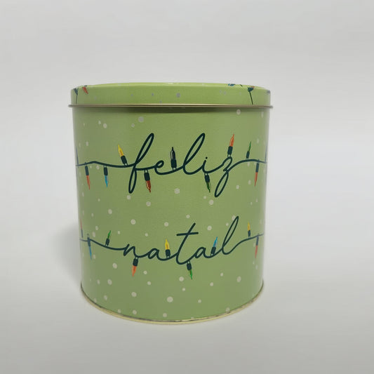 Lata Pisca-Pisca Natal - 16,5 x 16,9 cm