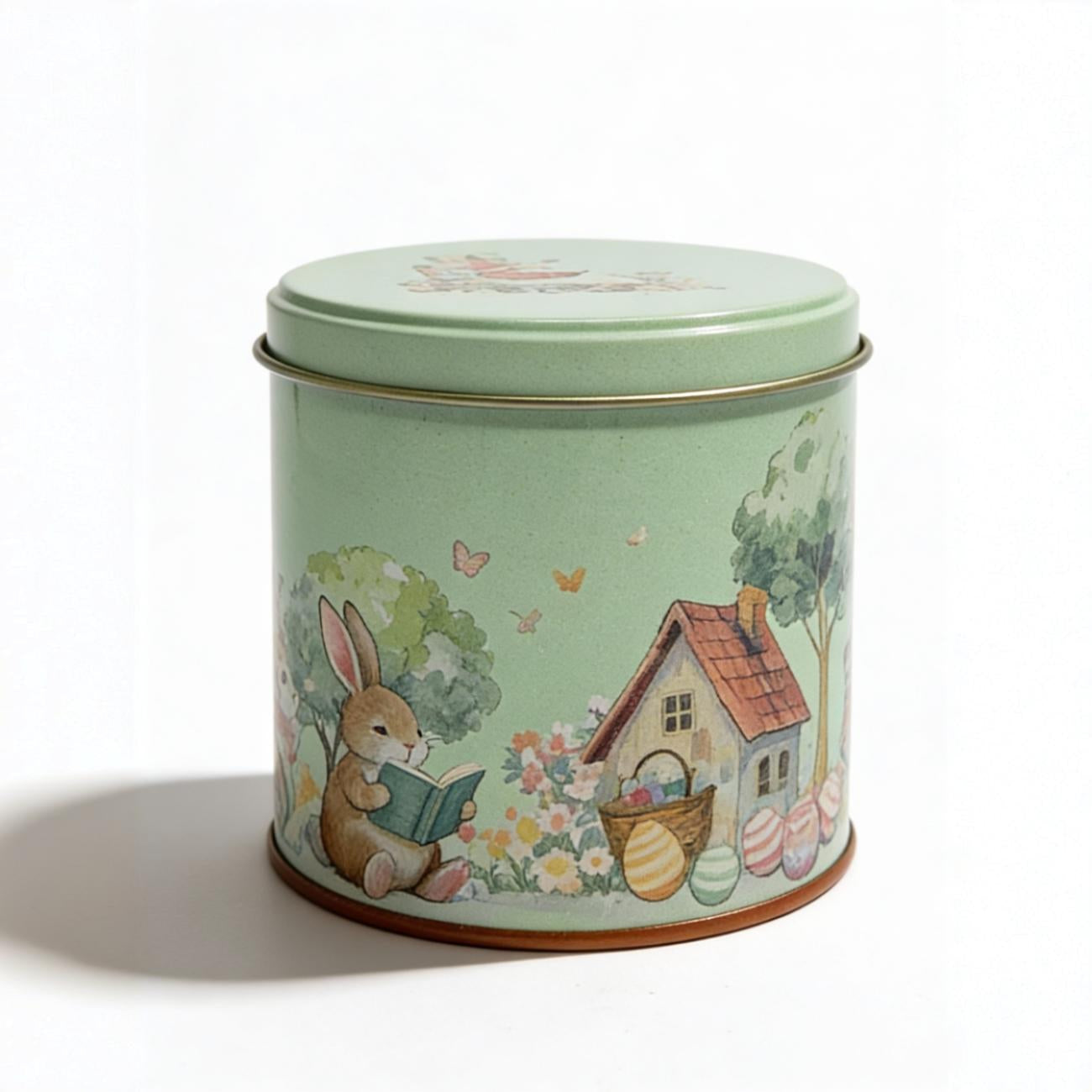 Lata Vintage 9,9 x 10,0 cm - Páscoa