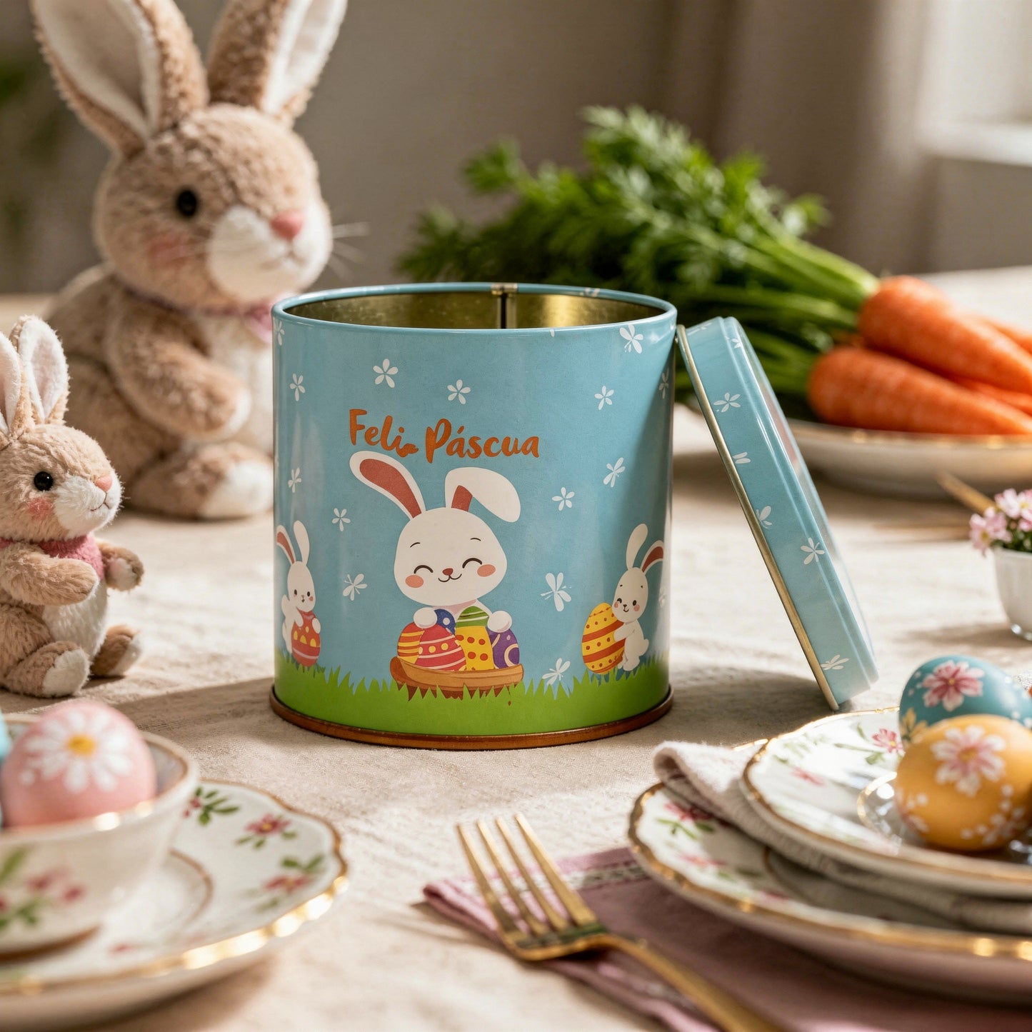 Lata Gramado 9,9 x 10,0 cm - Páscoa