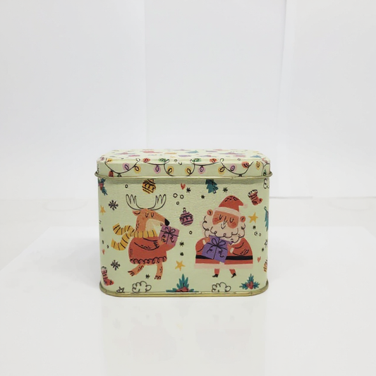 Lata Elementos Natal - 8,5 x 11,5 x 6,0 cm